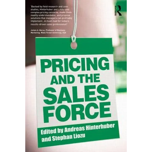 Pricing and the Sales Force - Paperback