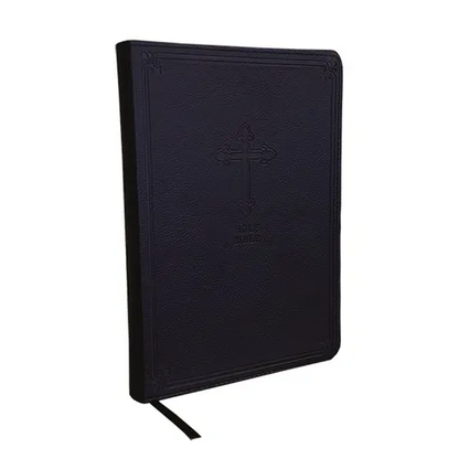 Kjv, Value Thinline Bible, Large Print, Leathersoft, Black, Red Letter Edition, Comfort Print - Imitation Leather