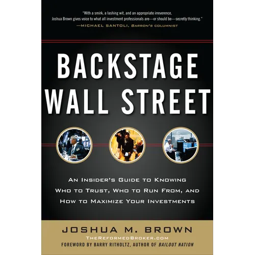 Backstage Wall Street (Pb) - Paperback