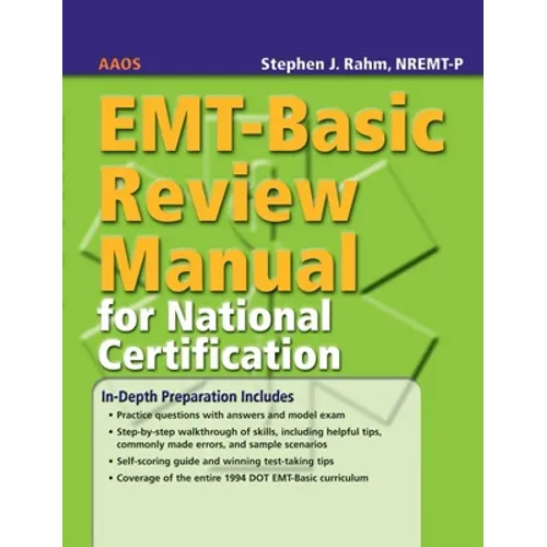 Emt-Basic Review Manual for National Certification: . - Paperback