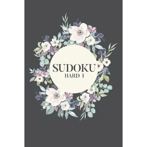 Sudoku Hard I: 100 Hard Level Sudoku Puzzles, 6x9 Travel Size, Great Gift for Sudoku Lovers, Puzzle Book, Get Well Soon Gift - Paperback