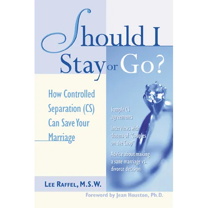Should I Stay or Go?: How Controlled Separation (Cs) Can Save Your Marriage - Paperback