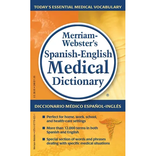 Merriam-Webster's Spanish-English Medical Dictionary - Mass Market Paperbound
