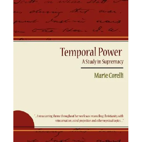 Temporal Power - A Study in Supremacy - Paperback