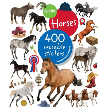 Eyelike Stickers: Horses - Paperback