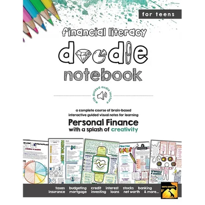 Personal Finance Doodle Notes: Brain Based Interactive Guided Notes - Paperback