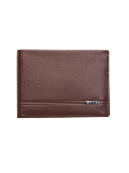 Bi-Fold Slim Card Wallet - Brown