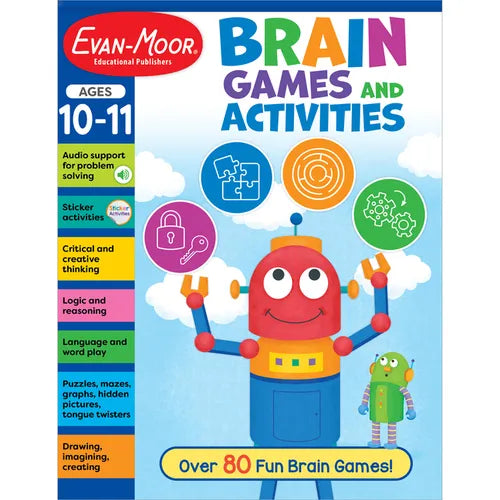 Brain Games and Activities, Ages 10-11 - Paperback