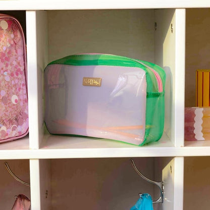 Colorblock Jelly Pouch