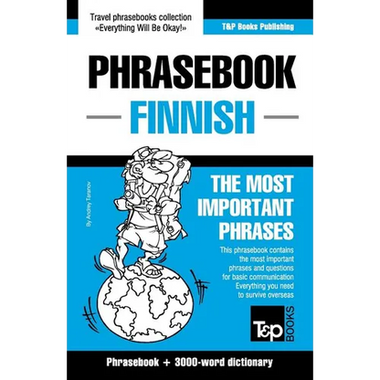 English-Finnish phrasebook and 3000-word topical vocabulary - Paperback