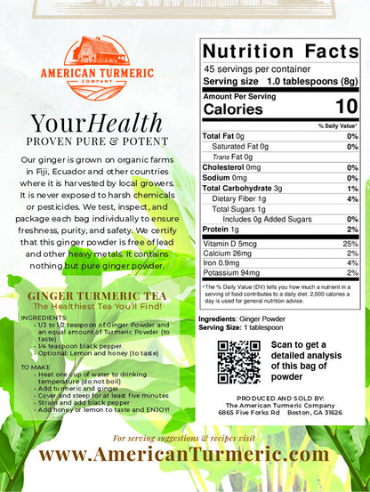 Lead-Free Fermented Turmeric & Ginger Powder Bundle – Synergistic Wellness