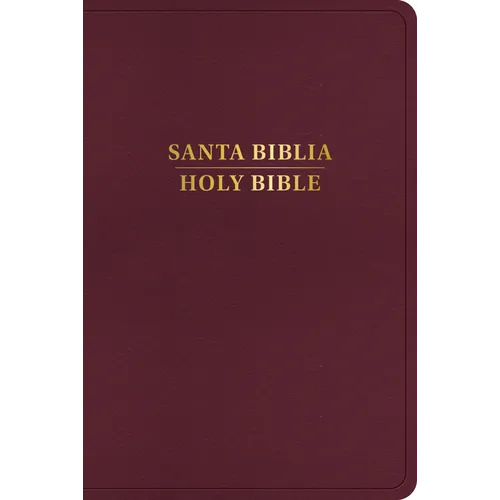 Rvr 1960/KJV Biblia Bilingüe, Borgoña Imitación Piel (Edición 2024) - Imitation Leather