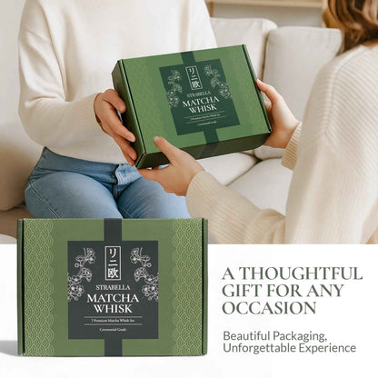 Matcha Whisk Set — Bamboo Chasen + Ceramic Chawan Gift Sets