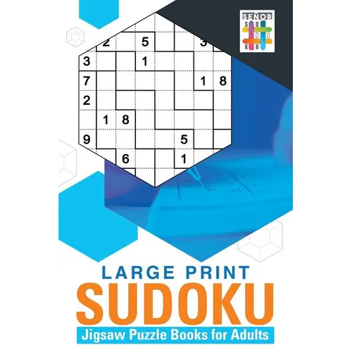 Large Print Sudoku Jigsaw Puzzle Books for Adults - Paperback