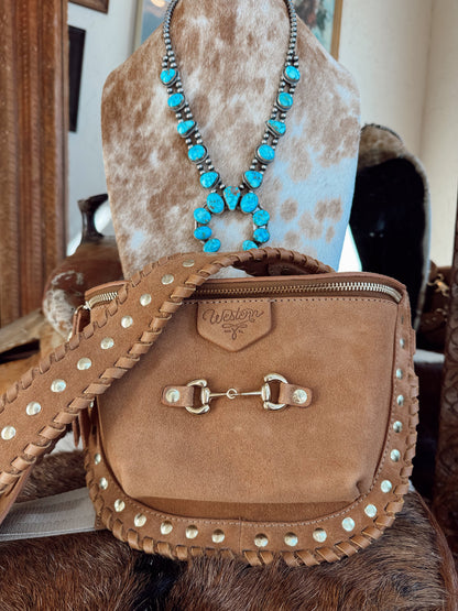 The Western + Co. Lil’ Bit Bum Bag in Chestnut