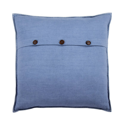 Hand Embroidered Birds Pillow Cover 20" x 20"