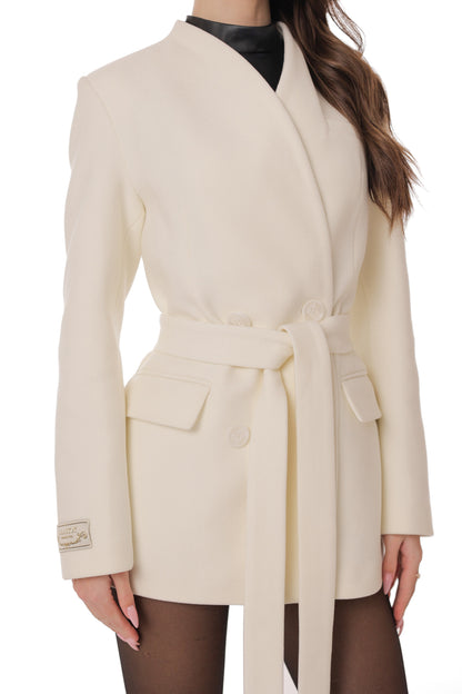 Amelia Short Cashmere Blend Coat