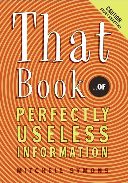 That Book: ...of Perfectly Useless Information - Paperback