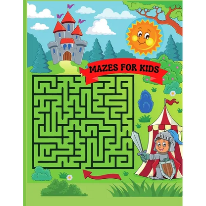 Mazes for Kids: Maze Activity Book 96 Fun First Mazes for Kids 4-6, 6-8 year olds Maze Activity Workbook for Children - Paperback