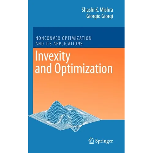 Invexity and Optimization - Hardcover