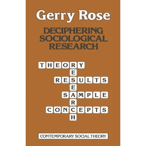 Deciphering Sociological Research - Paperback