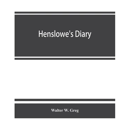 Henslowe's diary - Paperback