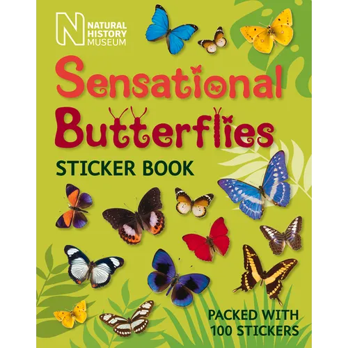 Sensational Butterflies Sticker Book - Paperback