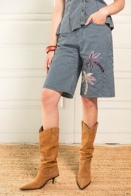 Bermuda Bird Denim