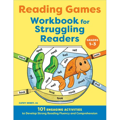 Reading Games Workbook for Struggling Readers: 101 Engaging Activities to Develop Strong Reading Fluency and Comprehension - Paperback