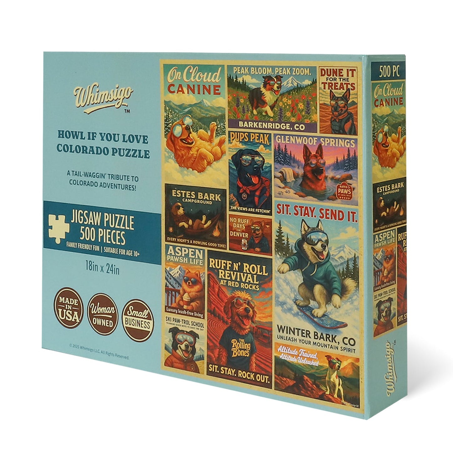 Howl If You Love Colorado Puzzle