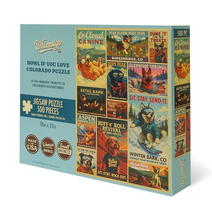 Howl If You Love Colorado (500 Piece) Jigsaw Puzzle