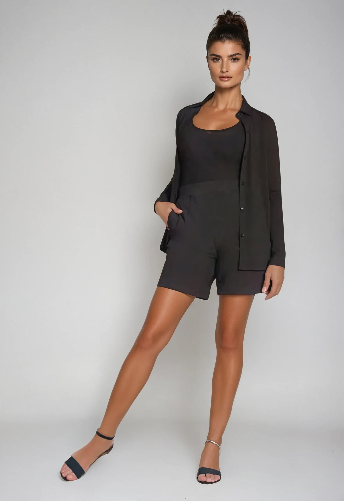 Cinqo 'Single Shot' Shirt - Black