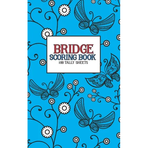 Bridge Scoring Book: 100 Tally Sheets - Paperback