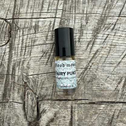 Fairy Puke Perfume Oil - Thimbleberry, Cream, Conifer, Earth