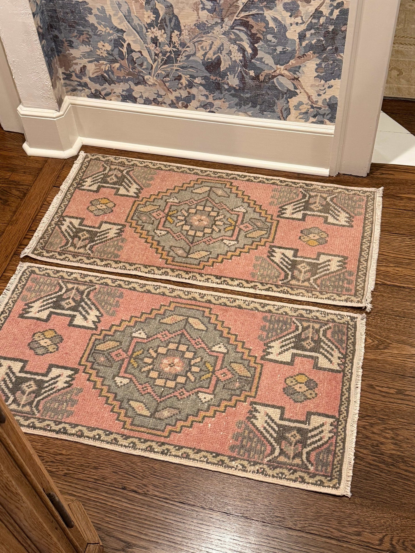 2 of 2 Matching Oushak Mats