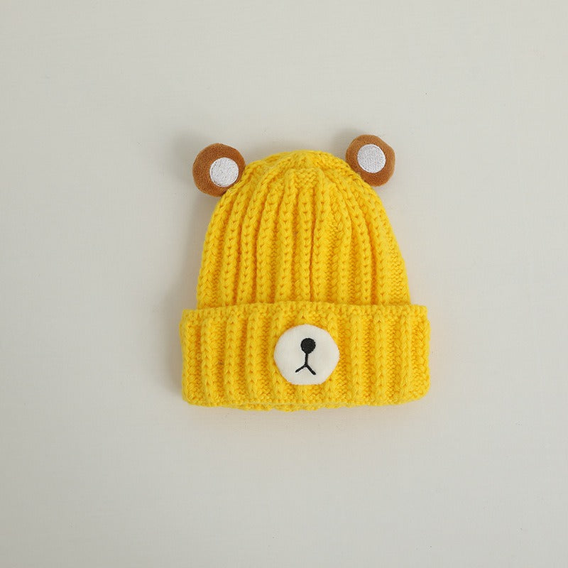 Autumn and winter children warm knitted hat