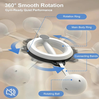New 360 ° Intelligent Hand cranked Hula Hoop