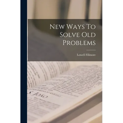 New Ways To Solve Old Problems - Paperback