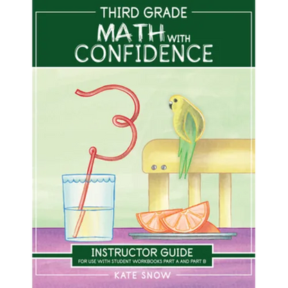 Third Grade Math with Confidence Instructor Guide - Paperback