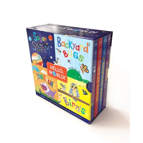 Hello, World! Boxed Set: Solar System; Dinosaurs; Backyard Birds; Bugs - Hardcover