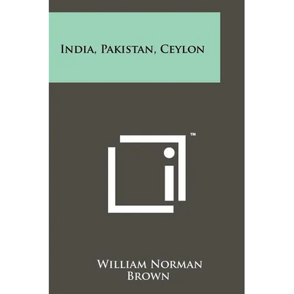 India, Pakistan, Ceylon - Paperback