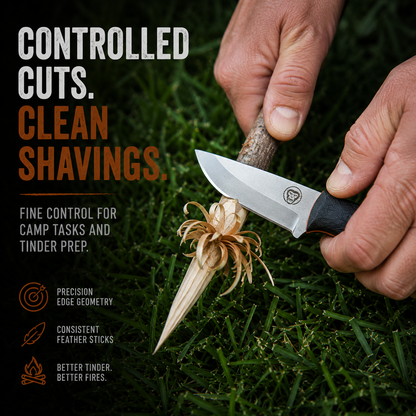 THE REDLINE™ COMPACT SURVIVAL KNIFE & FIRE STARTER KIT