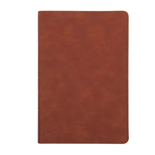 NASB Giant Print Reference Bible, Burnt Sienna Leathertouch, Indexed - Imitation Leather