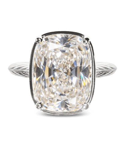Sterling Silver Elongated Cushion Cocktail Ring