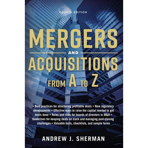 Mergers and Acquisitions from A to Z - Paperback