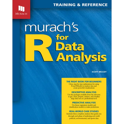 Murach's R for Data Analysis - Paperback