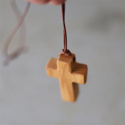 Wooden Cross Necklaces