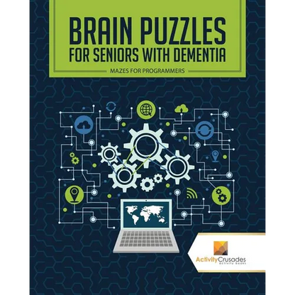 Brain Puzzles for Seniors with Dementia: Mazes for Programmers - Paperback