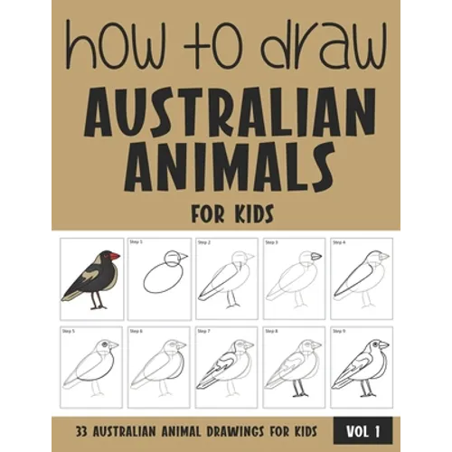 How to Draw Australian Animals for Kids - Paperback