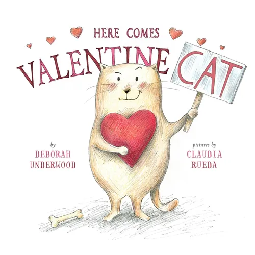 Here Comes Valentine Cat - Hardcover